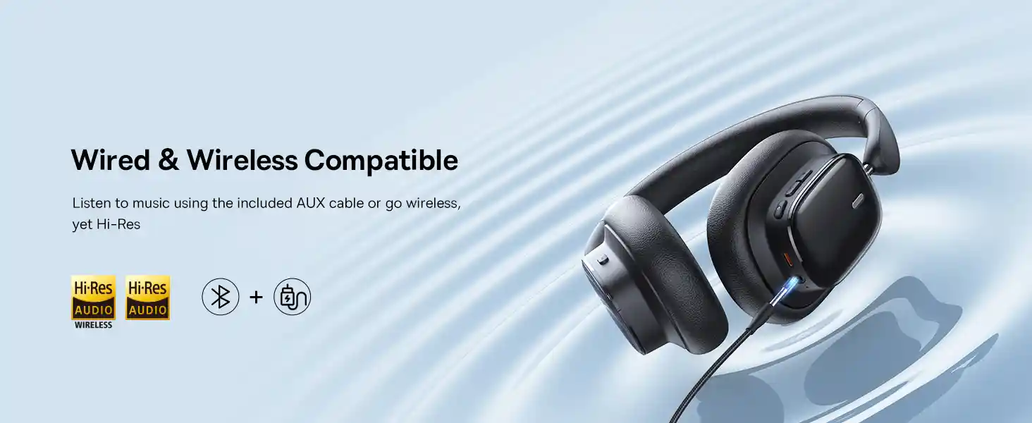 Baseus Bowie H1i Wireless Headphones 100H Playtime ANC Headset