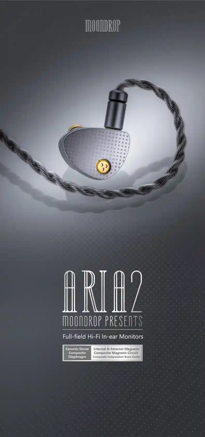 Moondrop Aria 2 Full-Field HI-FI In-Ear Monitors