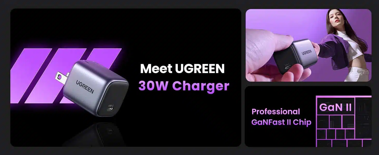 Ugreen CD319 Nexode 30W USB C Charger EU Plug (90666)