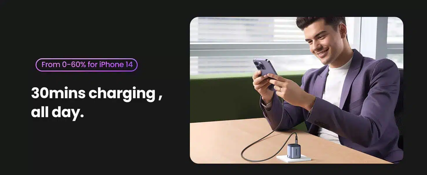 Ugreen CD319 Nexode 30W USB C Charger EU Plug (90666)