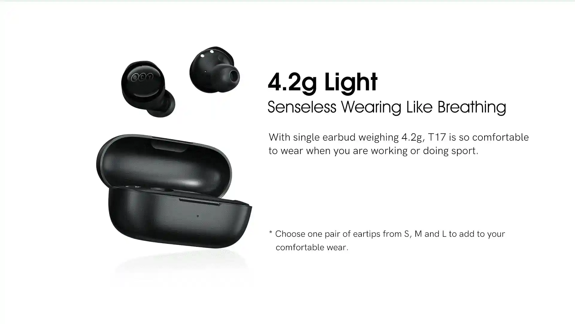 QCY T17 ENC Youth Buds True Wireless Earbuds