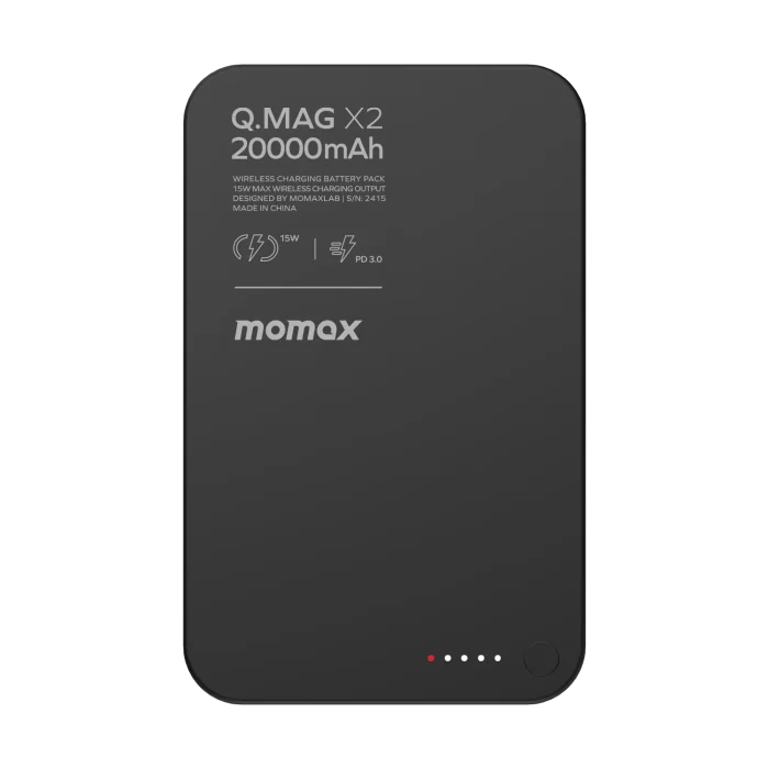 Momax Q.Mag X2 20000mAh Magnetic Wireless Power Bank