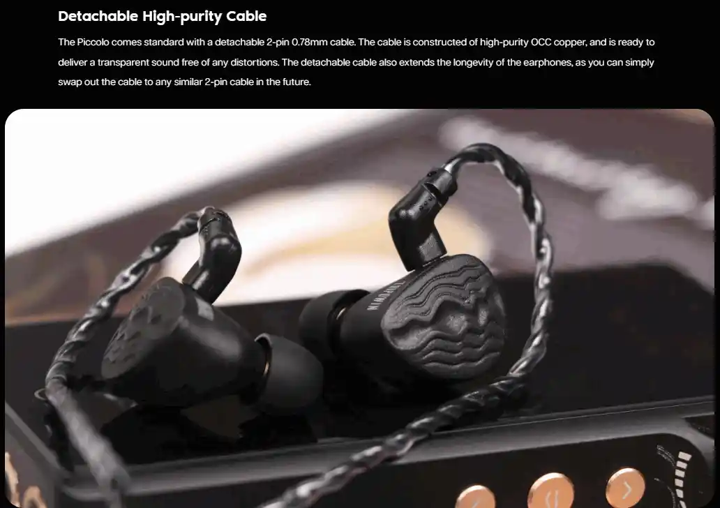 tripowin piccolo 11mm dual cavity lcp dynamic driver earphones 1 1