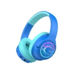 iClever BTH18 Kids Bluetooth Headphones with LED Lights 43H Playtime