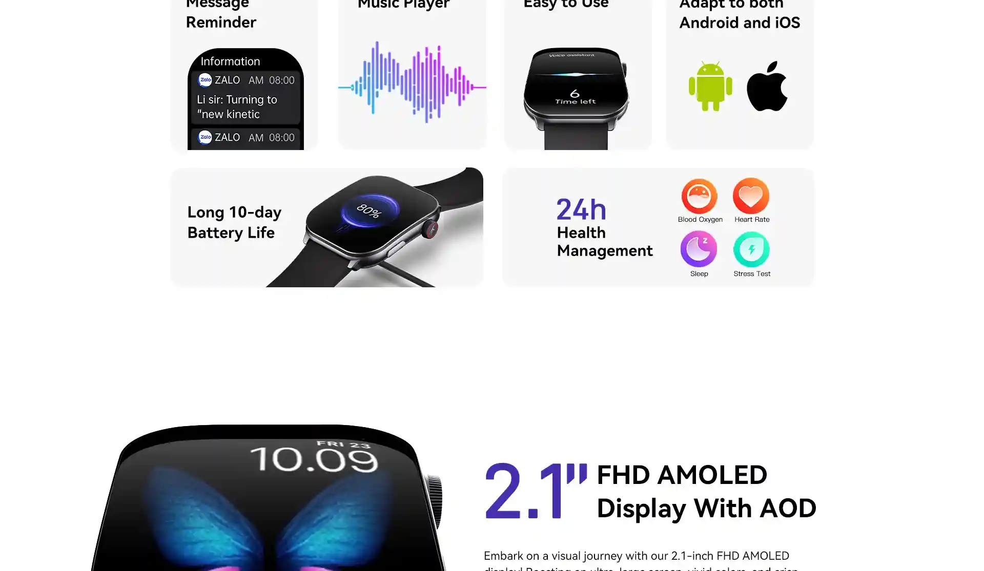 waterproof kieslect balance fitness smartwatch in Bangladesh