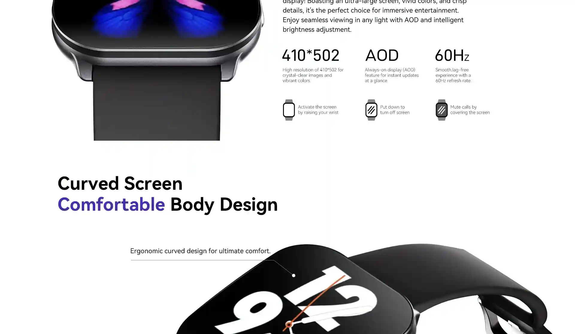 kieslect balance smart watch for iOS and Android devices