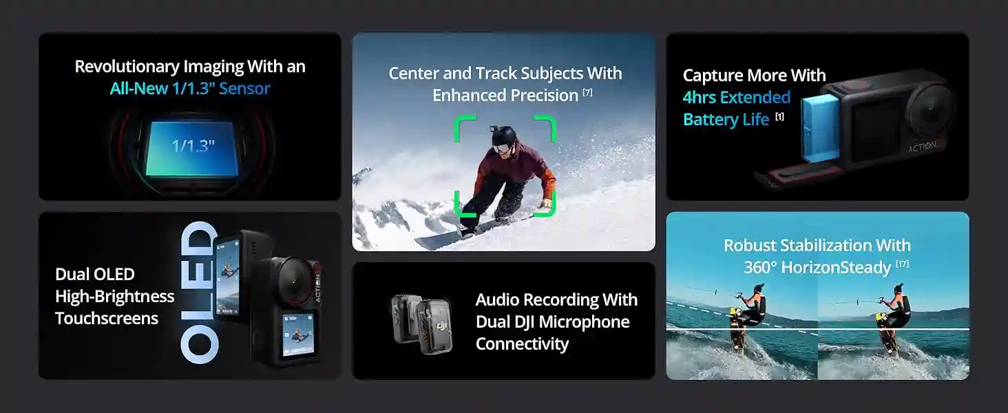 dji osmo action 5 pro standard combo action camera 1