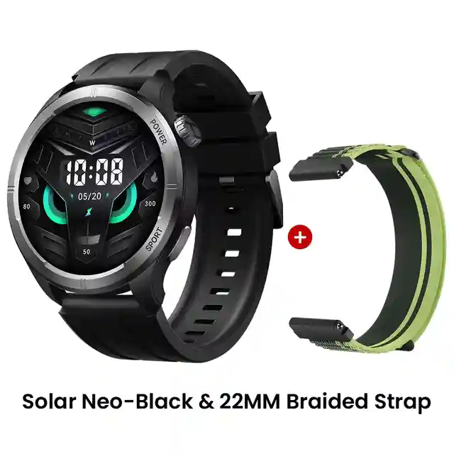 Black (Woven + Silicone strap)