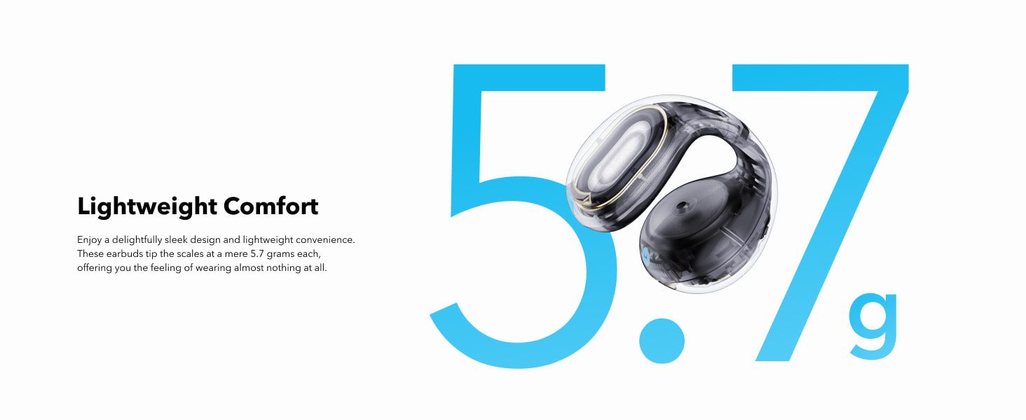 lightweight and breathable Anker C30i earbuds