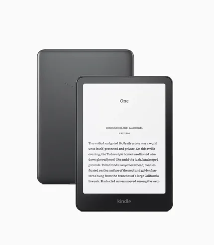 The lightweight Kindle Paperwhite 12th Gen.