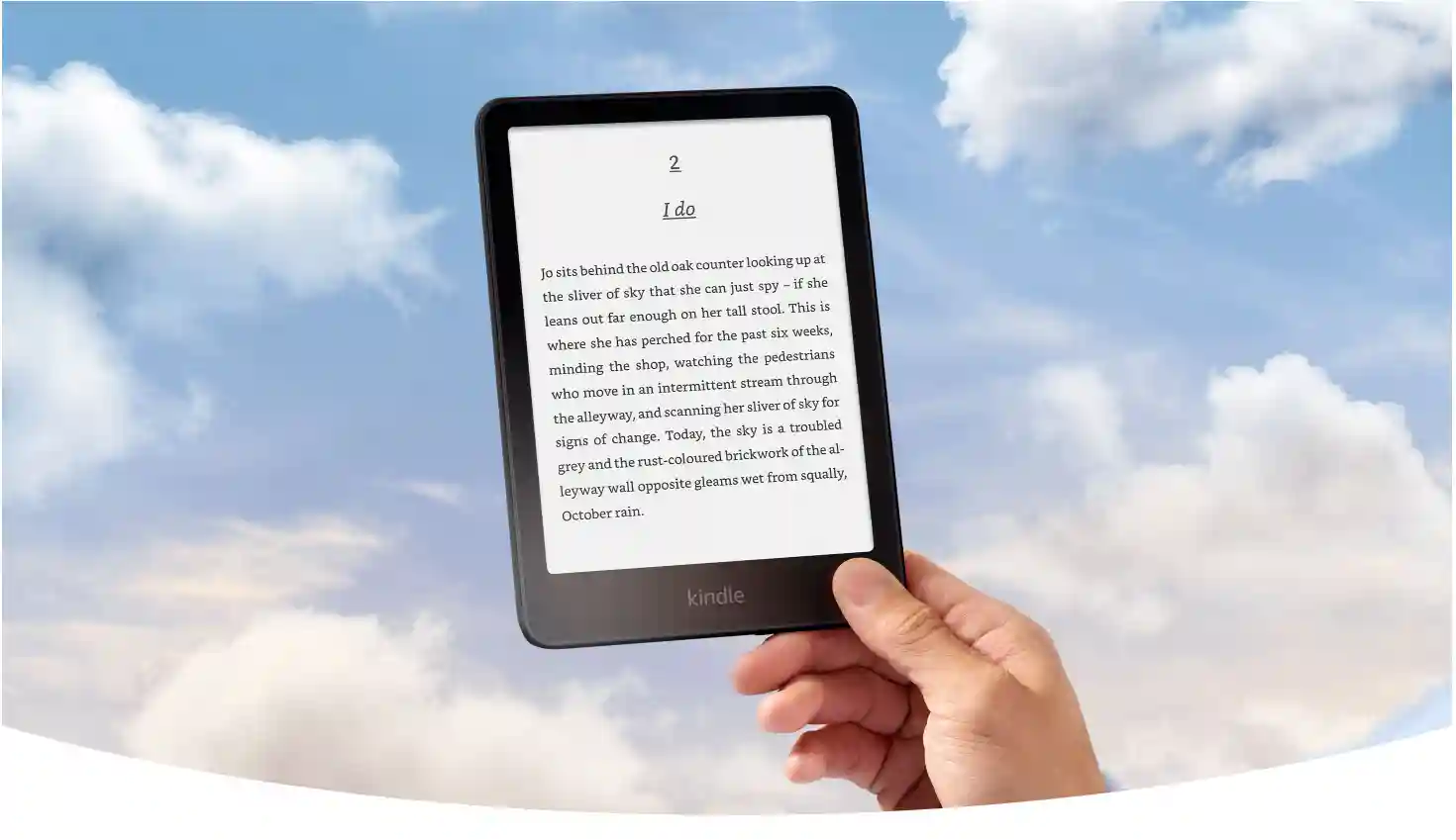 Amazon Kindle Paperwhite 12th Gen with glare-free display.