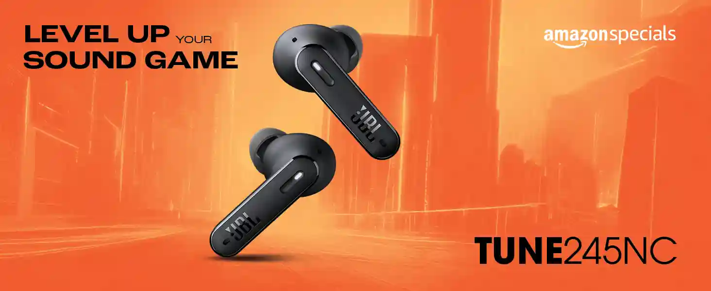 JBL Tune 245NC In-Ear Wireless TWS Earbuds are designed to deliver a premium audio experience for music lovers and professionals.