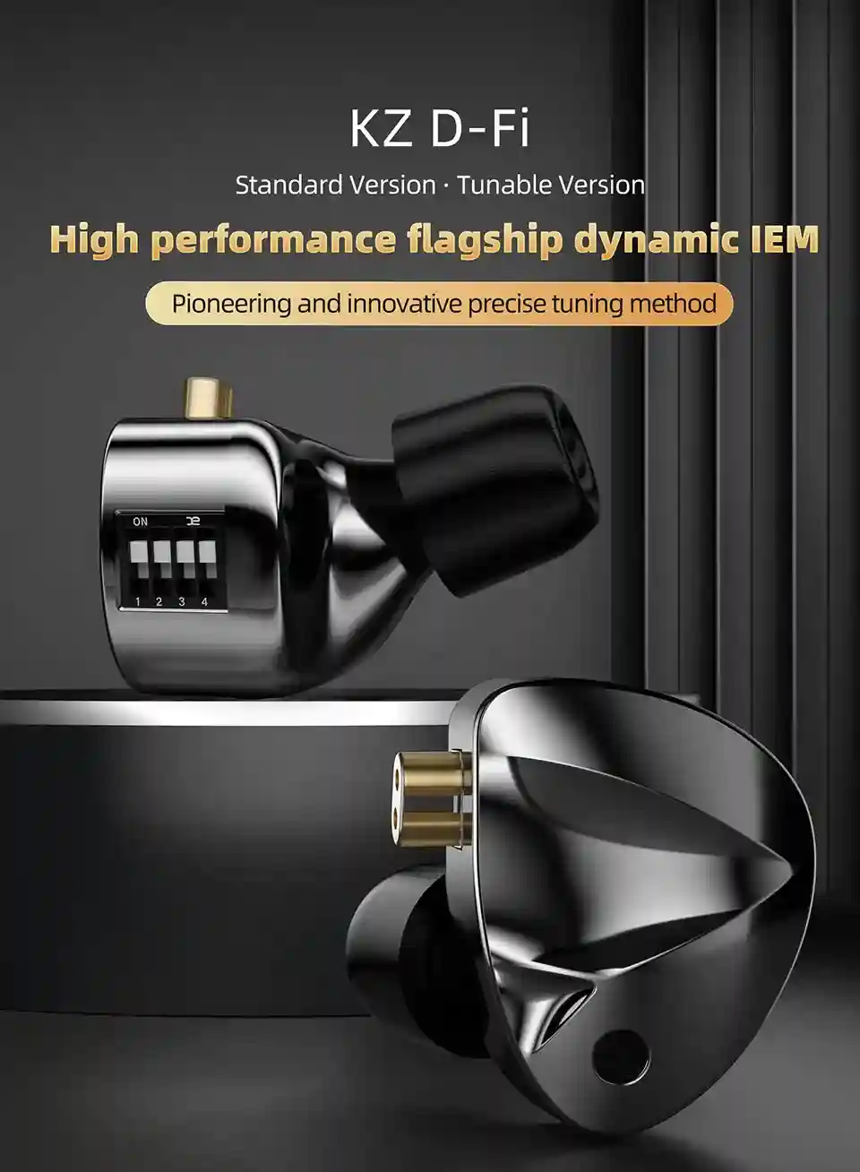 KZ D-Fi General and Tunable Versions Side by Side