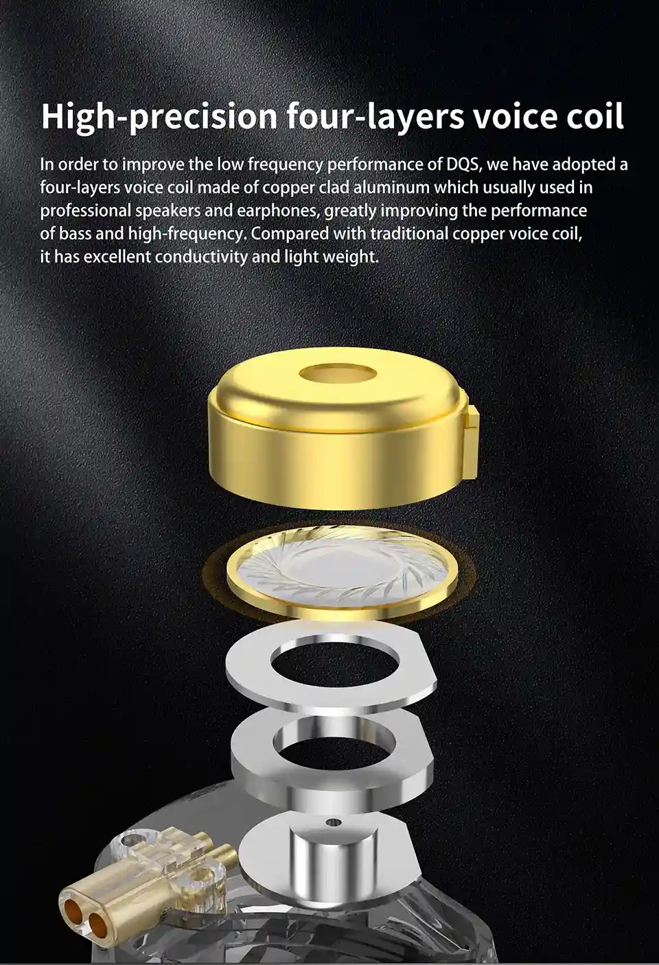 KZ DQS with OFC Detachable Cable