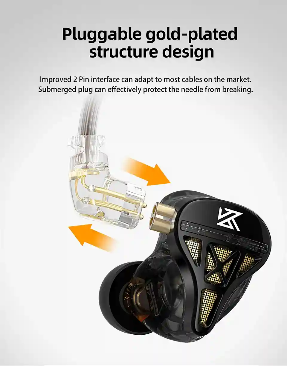 KZ DQS Aluminum Shell In-Ear Monitors