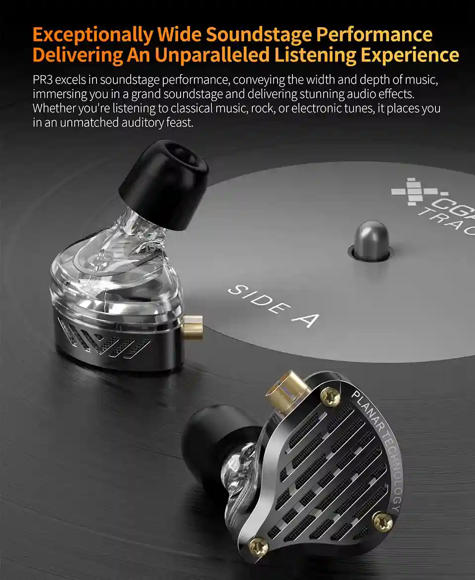 Frequency response curve demonstration of KZ PR3.