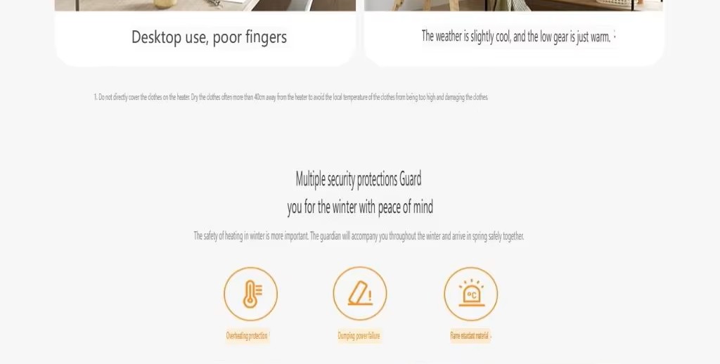 xiaomi mijia vertical electric heater fan lsnfj03zm 12