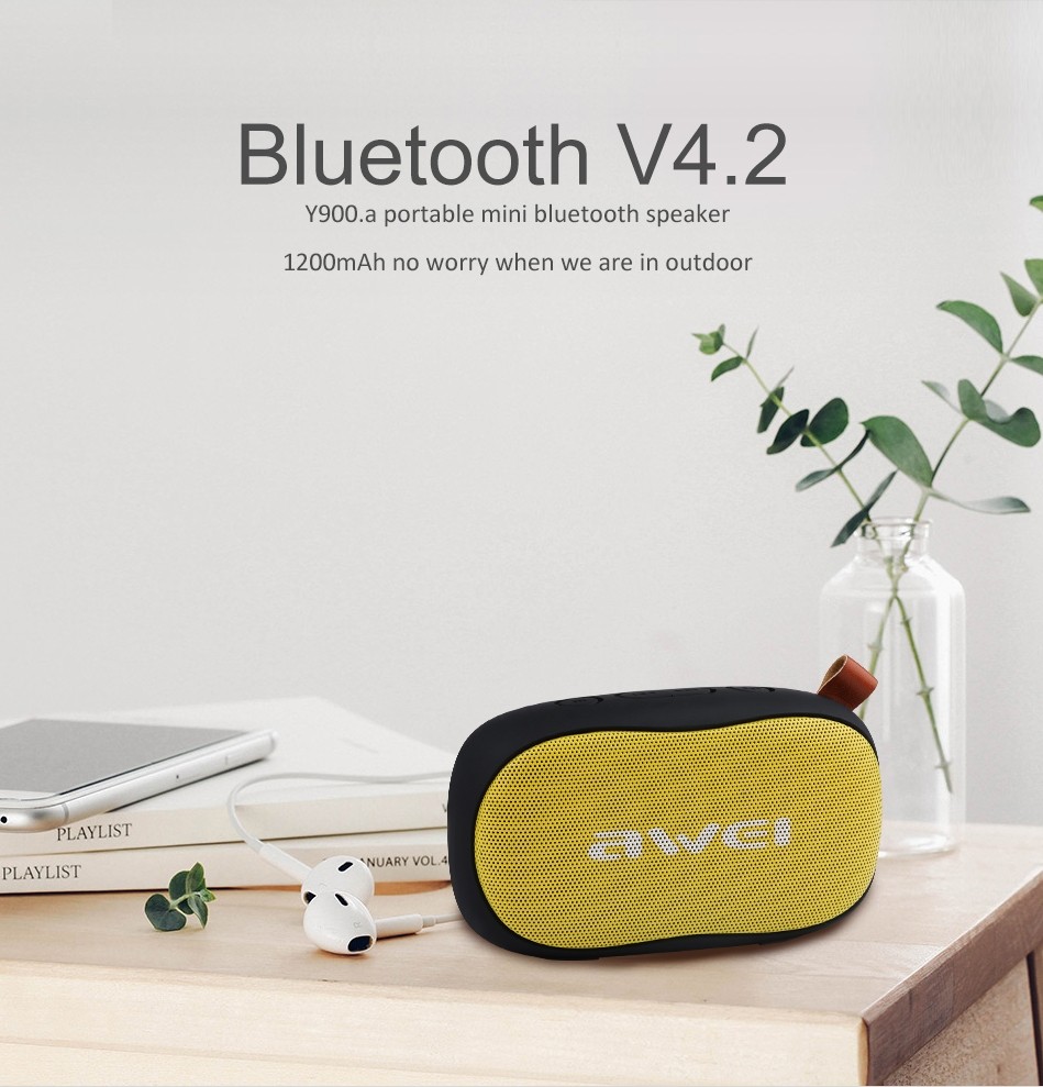 AWEI Y900 Mini Portable Wireless Bluetooth Speaker (2)