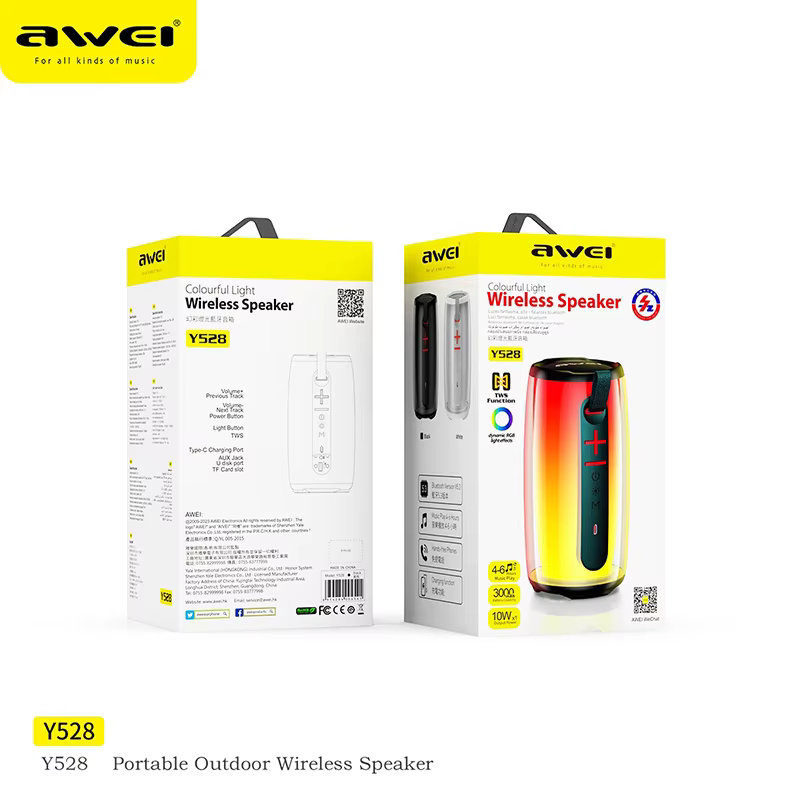 Awei Y528 RGB Outdoor Bluetooth Speaker (2)