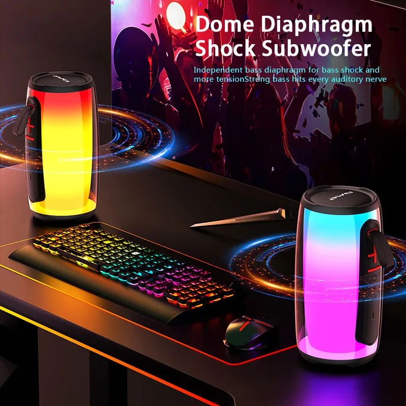 Awei Y528 RGB Outdoor Bluetooth Speaker (4)