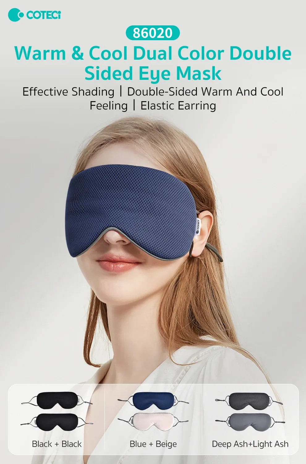 COTECi Sleeping Eye Mask Dual Colour (4)