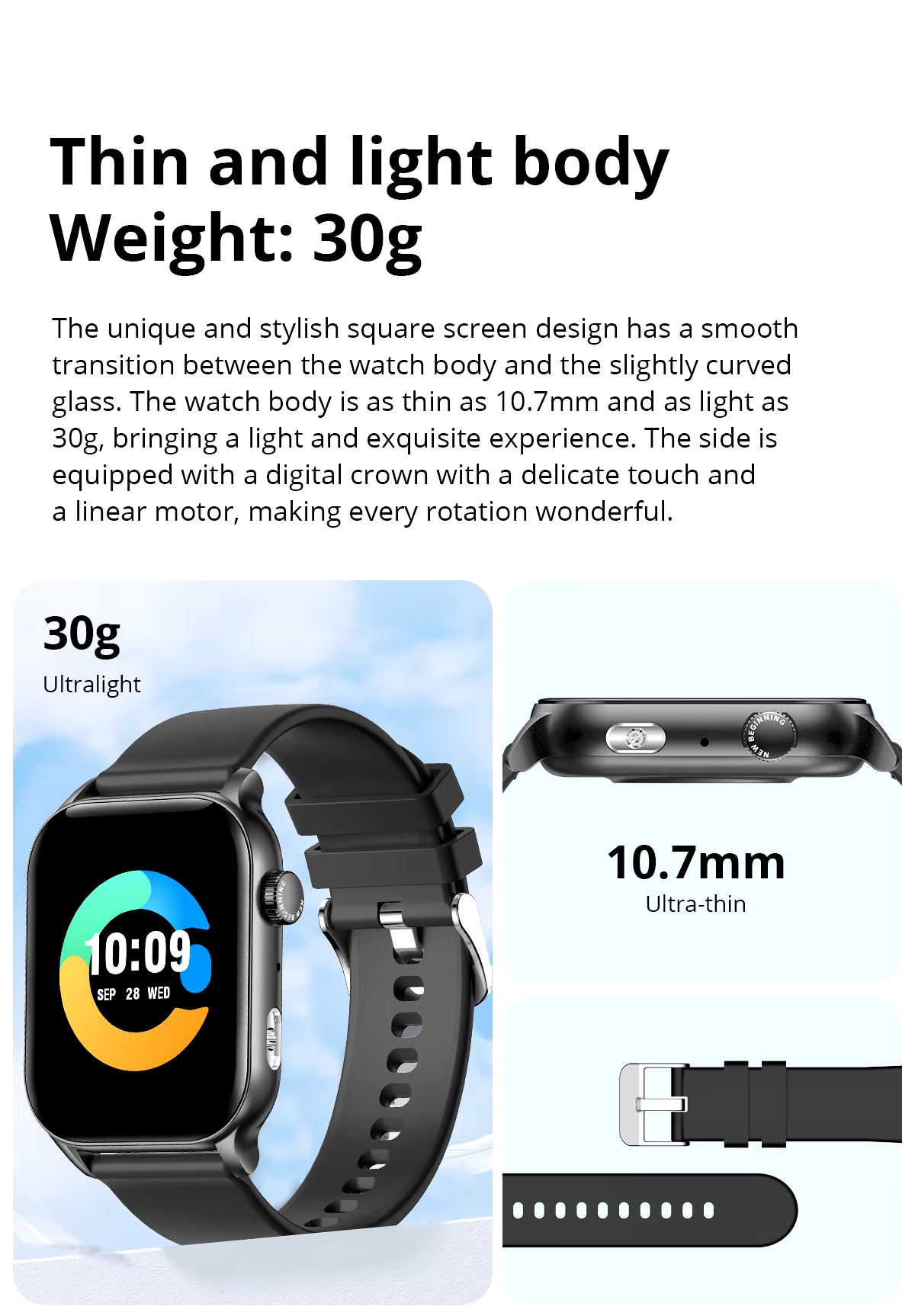 Colmi P78 AMOLED Smartwatch (1)