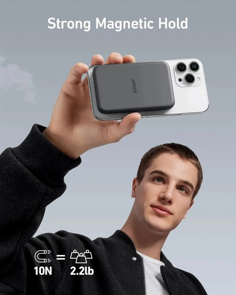 Anker 621 MagGo strong magnetic attachment