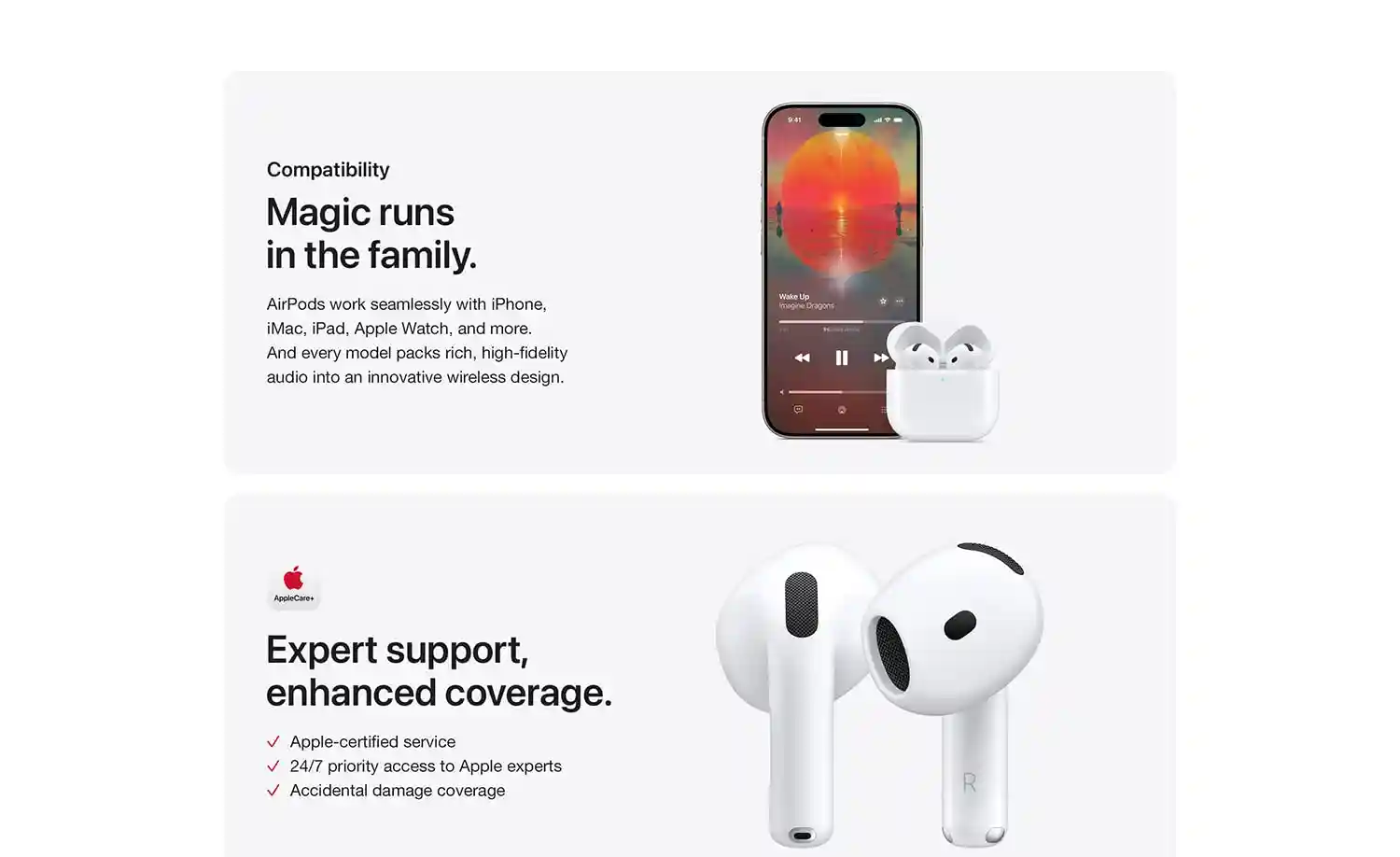 AirPods 4 with Active Noise Cancellation feature.