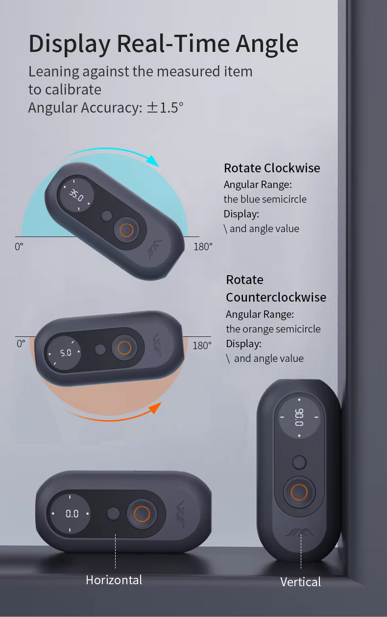 2-in-1 JIMIHOME JM-G2501 with laser distance and temperature measurement.