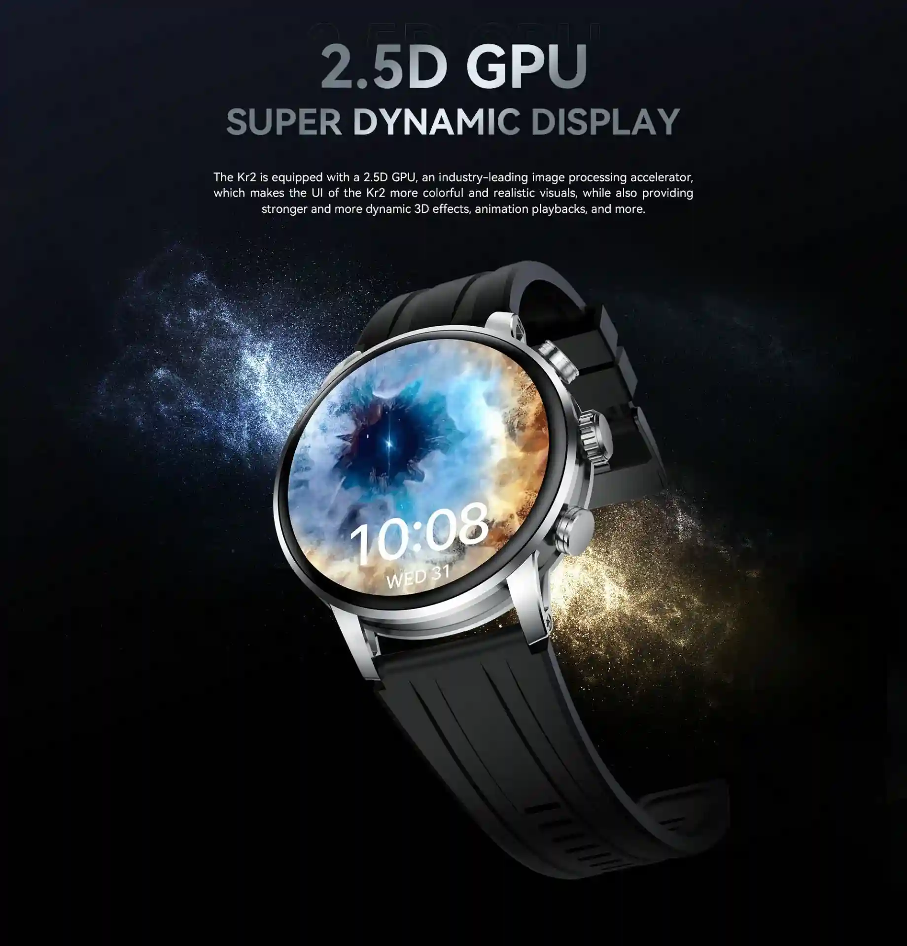 Kieslect KR2 Ltd with Editable Dynamic Watch Faces