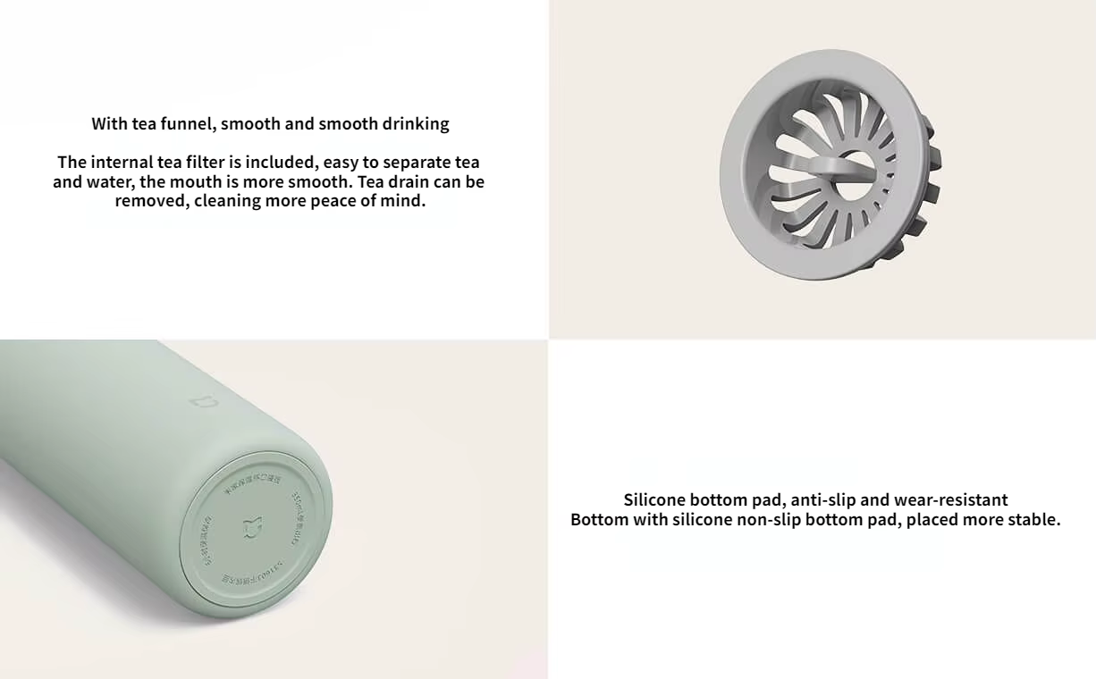 Double-thread lid of Mijia Thermos cup Pocket Version