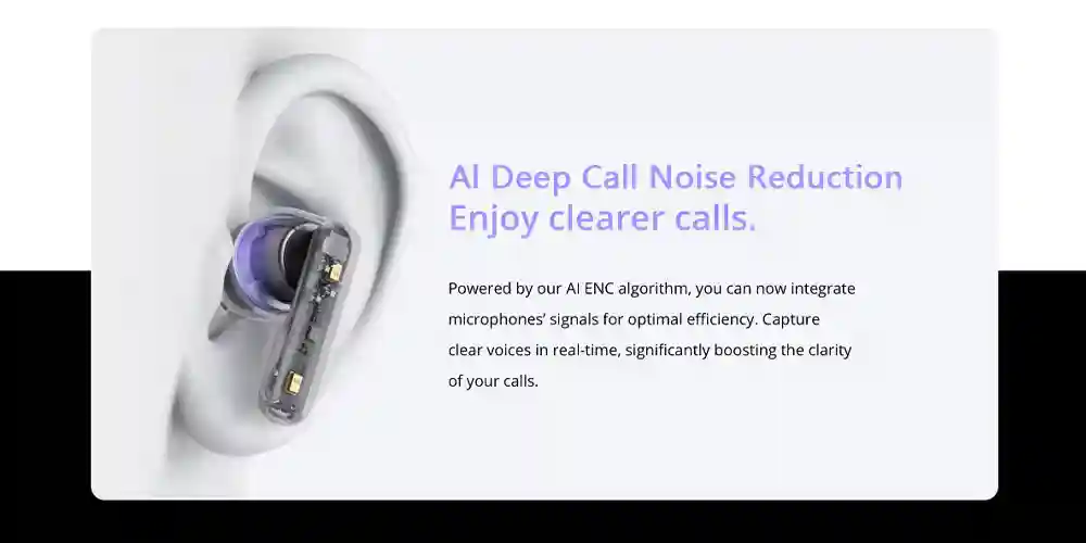 12.4mm Dynamic Bass Driver inside the realme Buds T310.