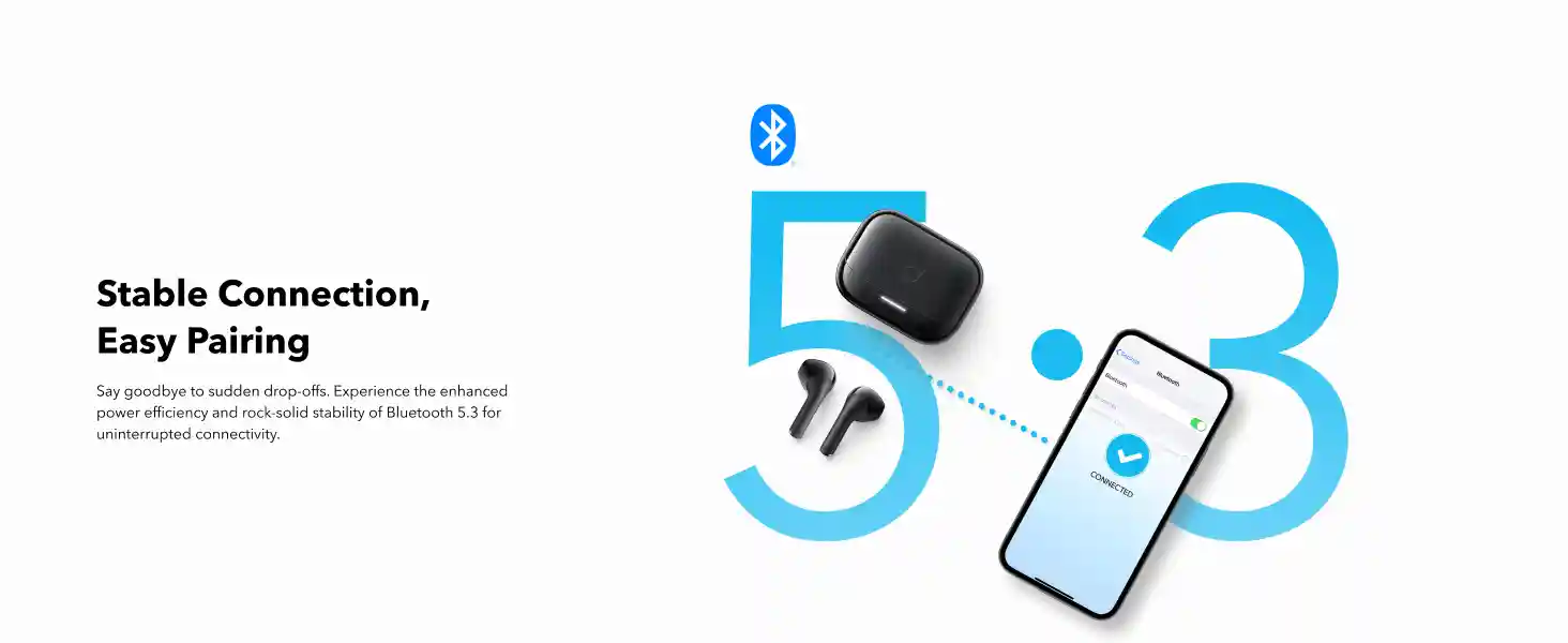 The Soundcore K20i is water-resistant, making it suitable for light rain and sweat, but it is not fully waterproof.