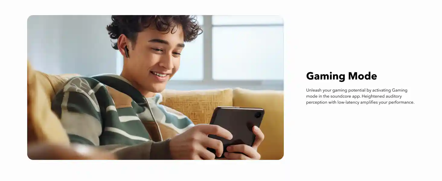AI-powered noise reduction on Soundcore K20i for clear calls