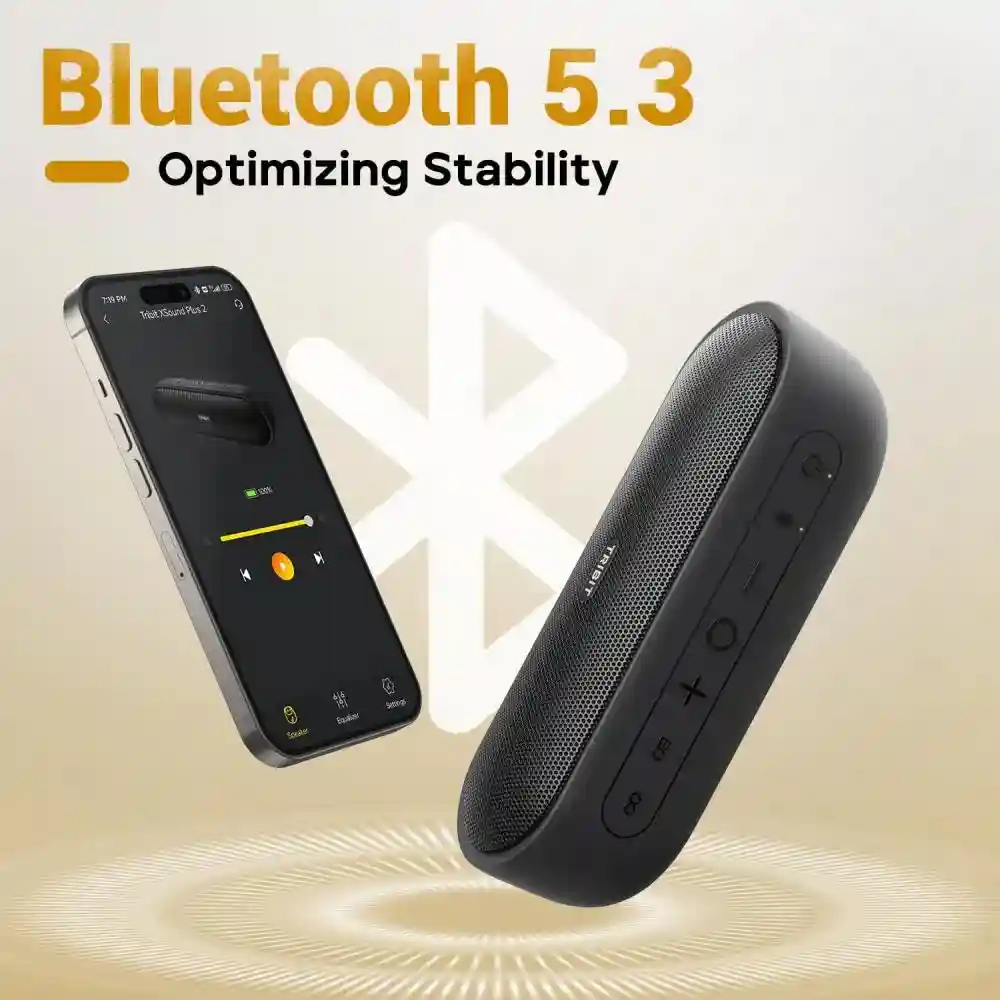 TRIBIT XSound Plus 2 24-hour playtime feature