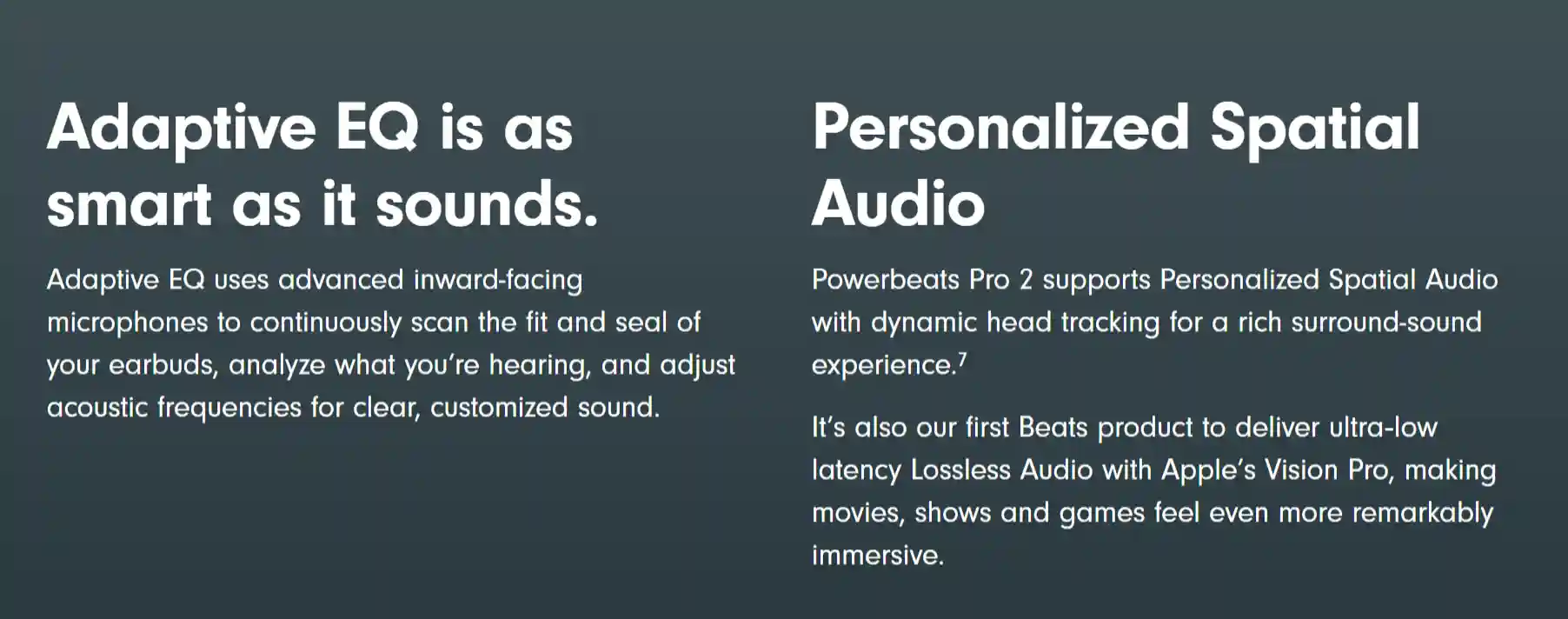 Beats Powerbeats Pro 2 sweat and water resistance