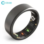 COLMI R02 Smart Ring with titanium steel shell and health monitoring features.