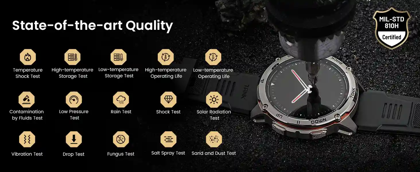 KOSPET Tank T3 Ultra 2 smartwatch featuring 170+ sports modes and smart recognition