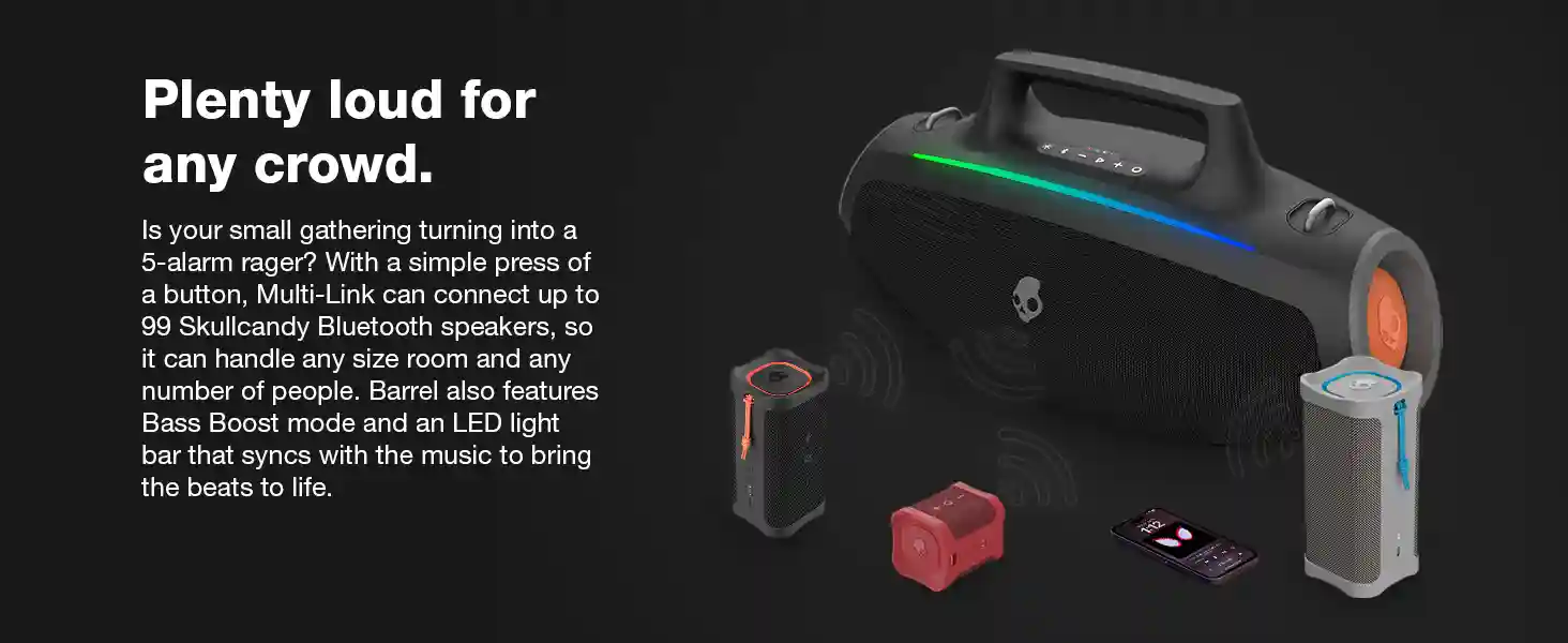 Skullcandy Barrel Bluetooth boombox