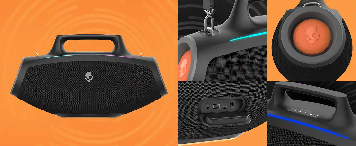 Skullcandy Barrel speaker top control panel
