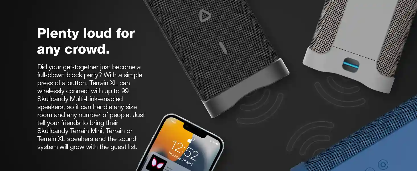 Skullcandy Terrain XL powerful sound output