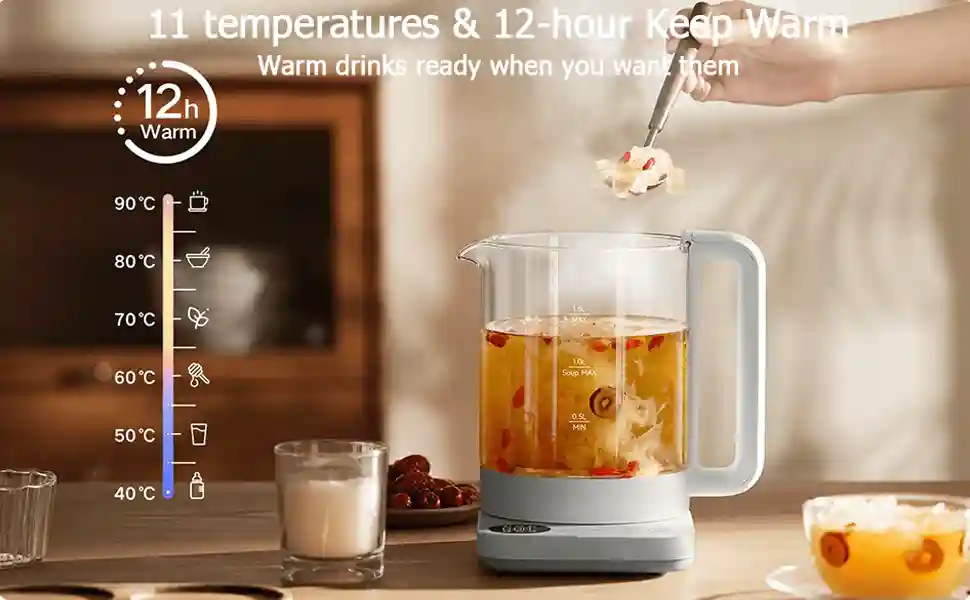 Xiaomi Mijia Multi-functional Health Kettle N1 keep warm function