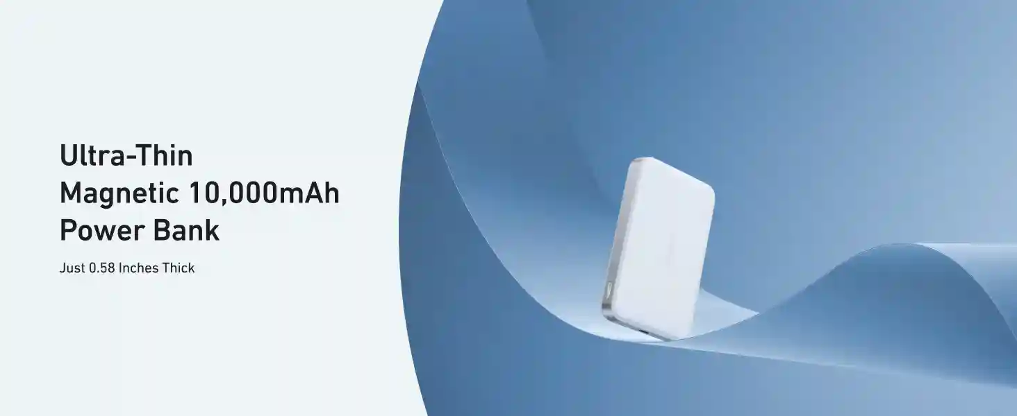 Anker MagGo 10K Power Bank with ActiveShield™ safety system for worry-free charging.