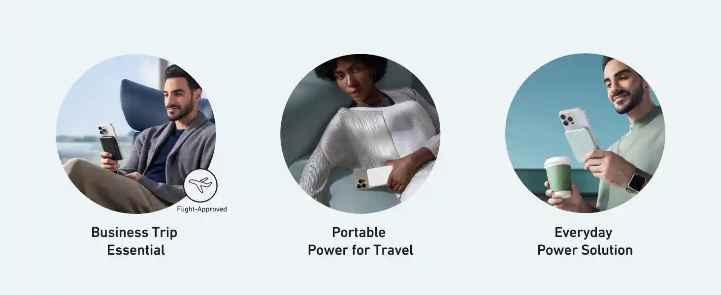 Anker MagGo 10K Power Bank with aerogel thermal insulation for cool operation.