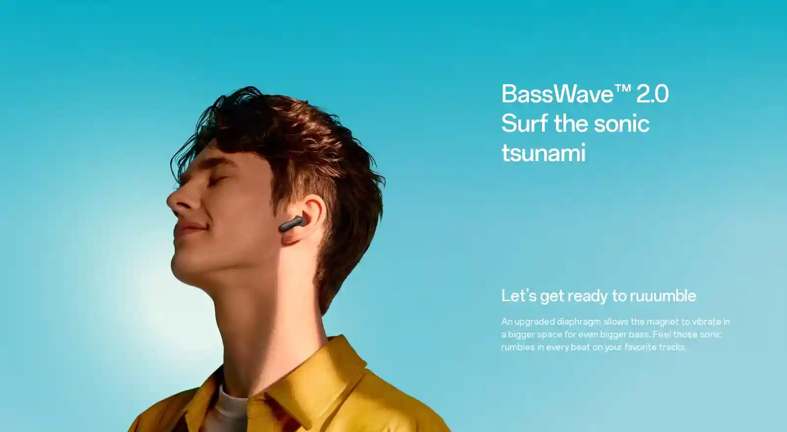 OnePlus Buds Ace 2 charging case with 43-hour battery life.