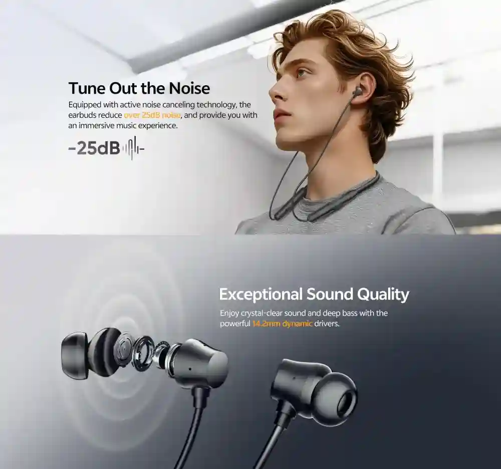QCY ANC N2 with 40H Playtime