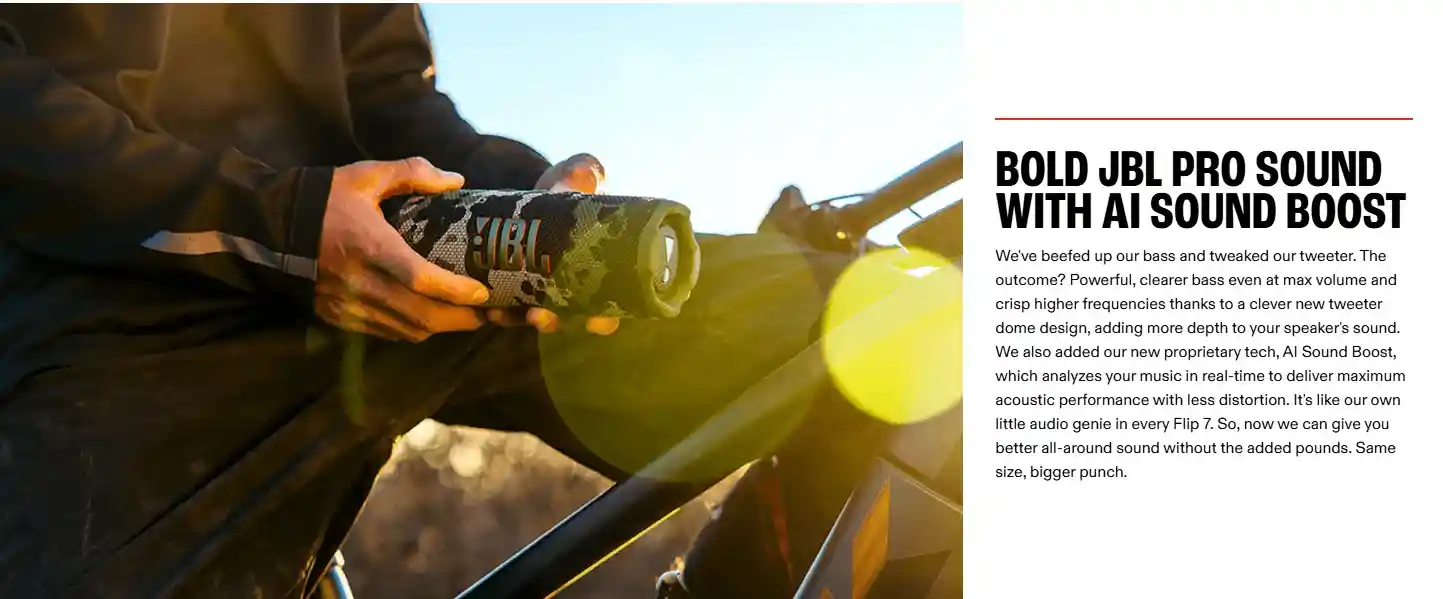 JBL Flip 7 portable waterproof Bluetooth speaker in Bangladesh