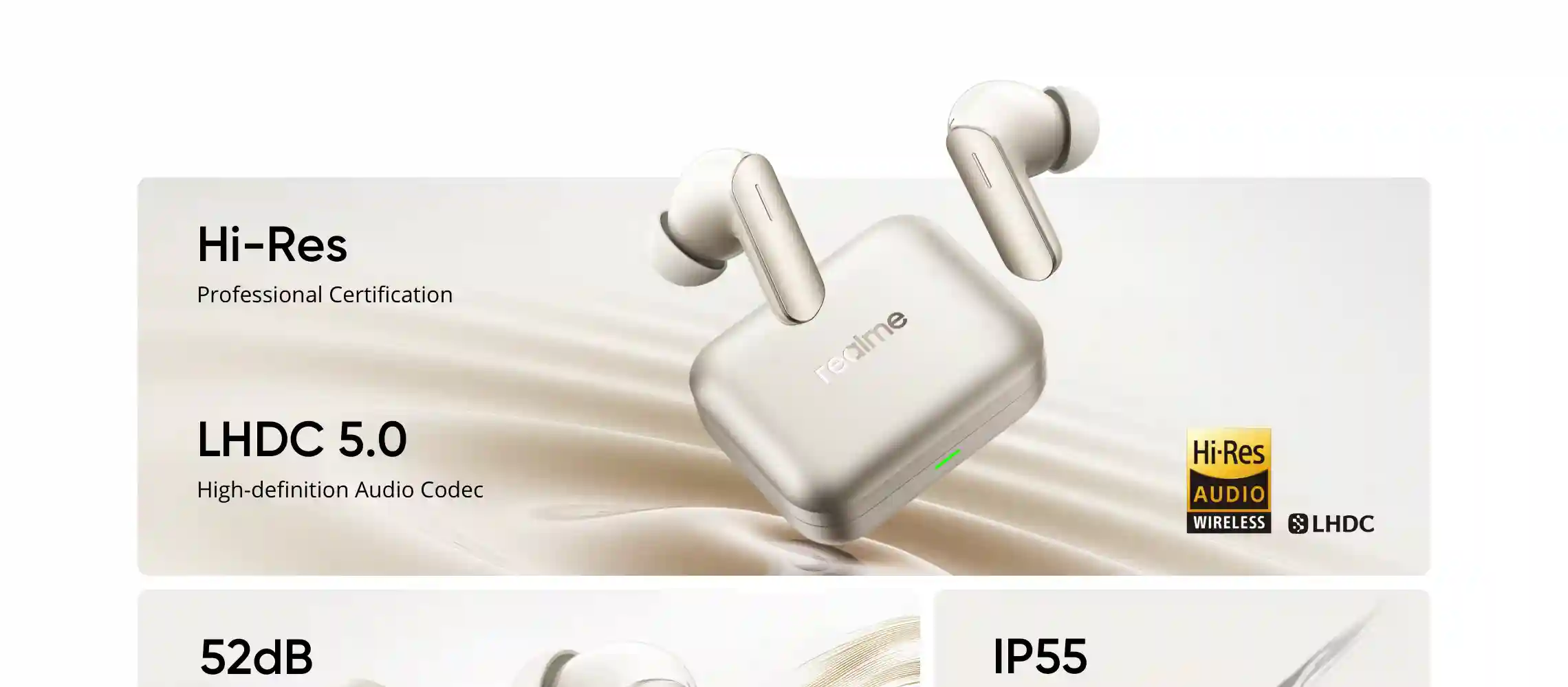 Realme Buds Air 7 featuring 12.4mm titanium-plated drivers