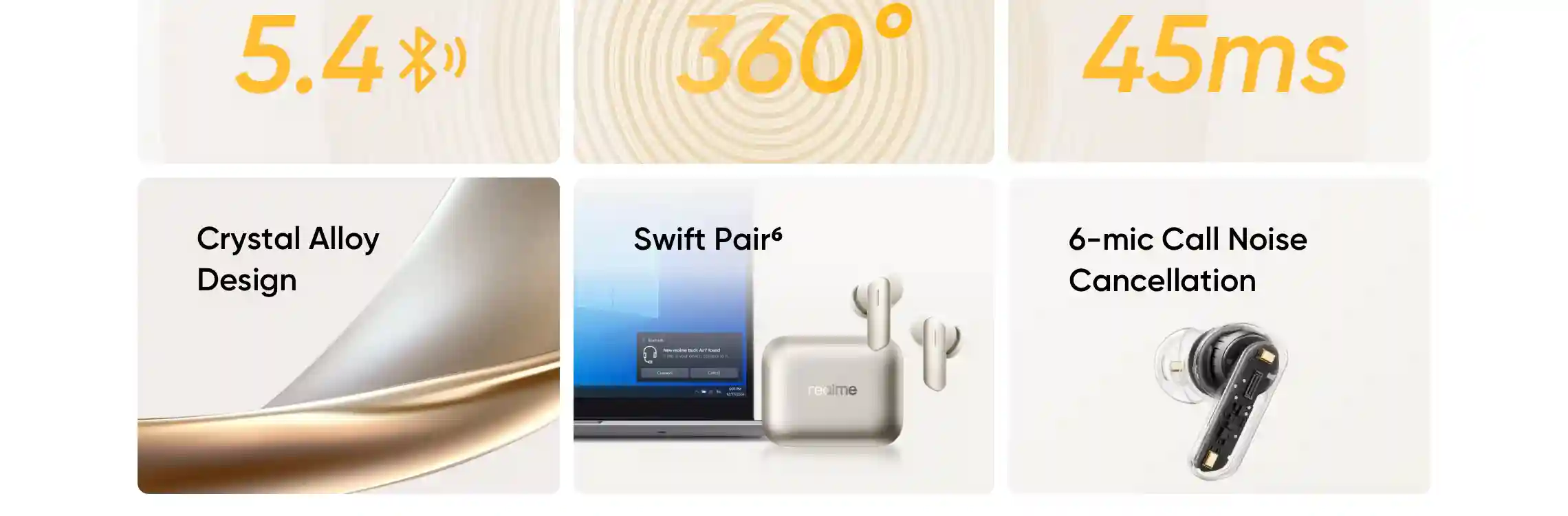 Realme Buds Air 7 with IP55 dust and sweat resistance