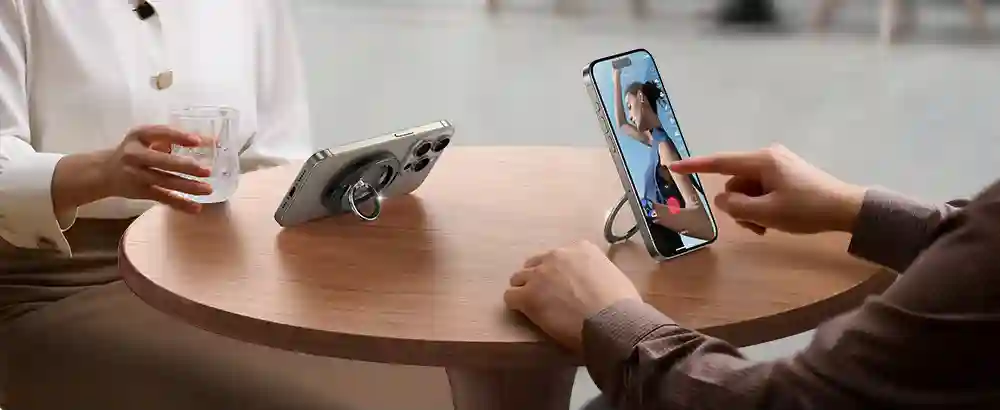 JR-ZS420 Magnetic Ring Holder as mobile phone stand